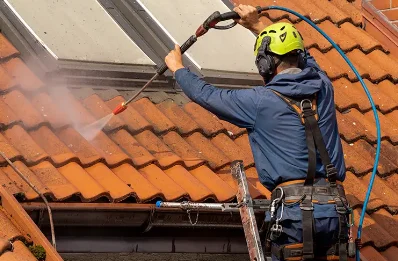 Démoussage et hydrofuge de toiture à Sillas